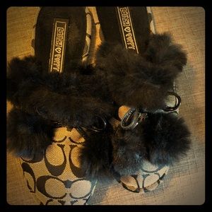 Coach poppy slippers